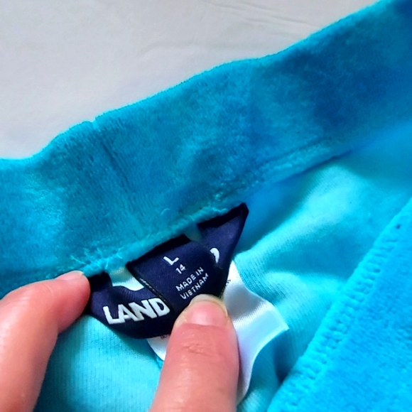 Lands End Terry Cloth pants, size large - Picture 2 of 3